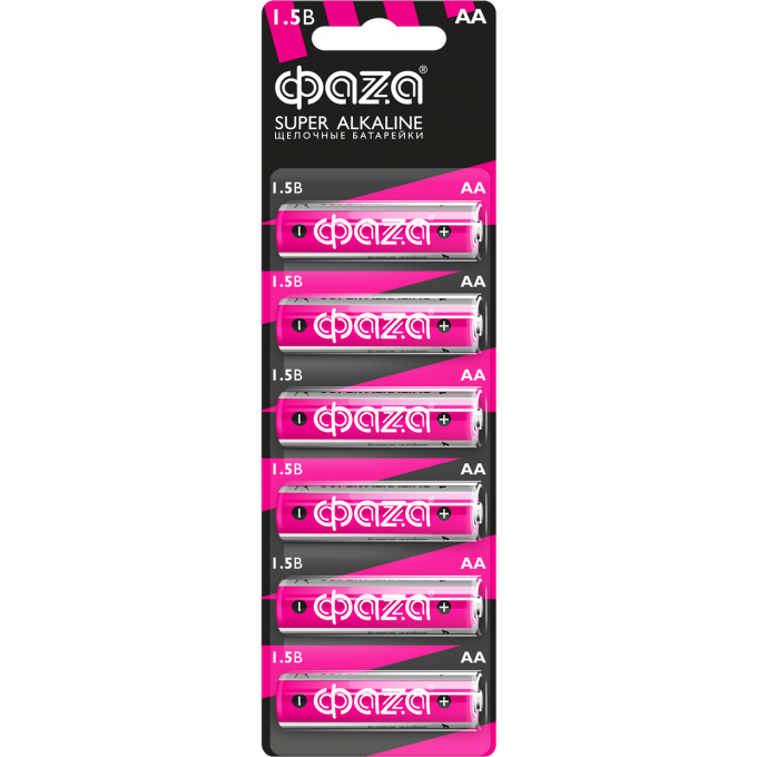 Элемент питания JAZZWAY LR 6 (AA) Super Alkaline блистер, 6 шт. 5002043 Элемент питания JAZZWAY LR 6 (AA) Super Alkaline блистер, 6 шт. 5002043